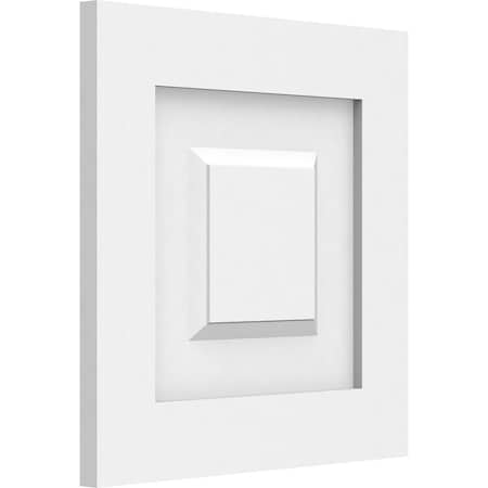 Ekena Millwork Harrison Raised Panel Decorative Wall Panel, 12"W x 12"H x 5/8"P WALP12X12X062HAR